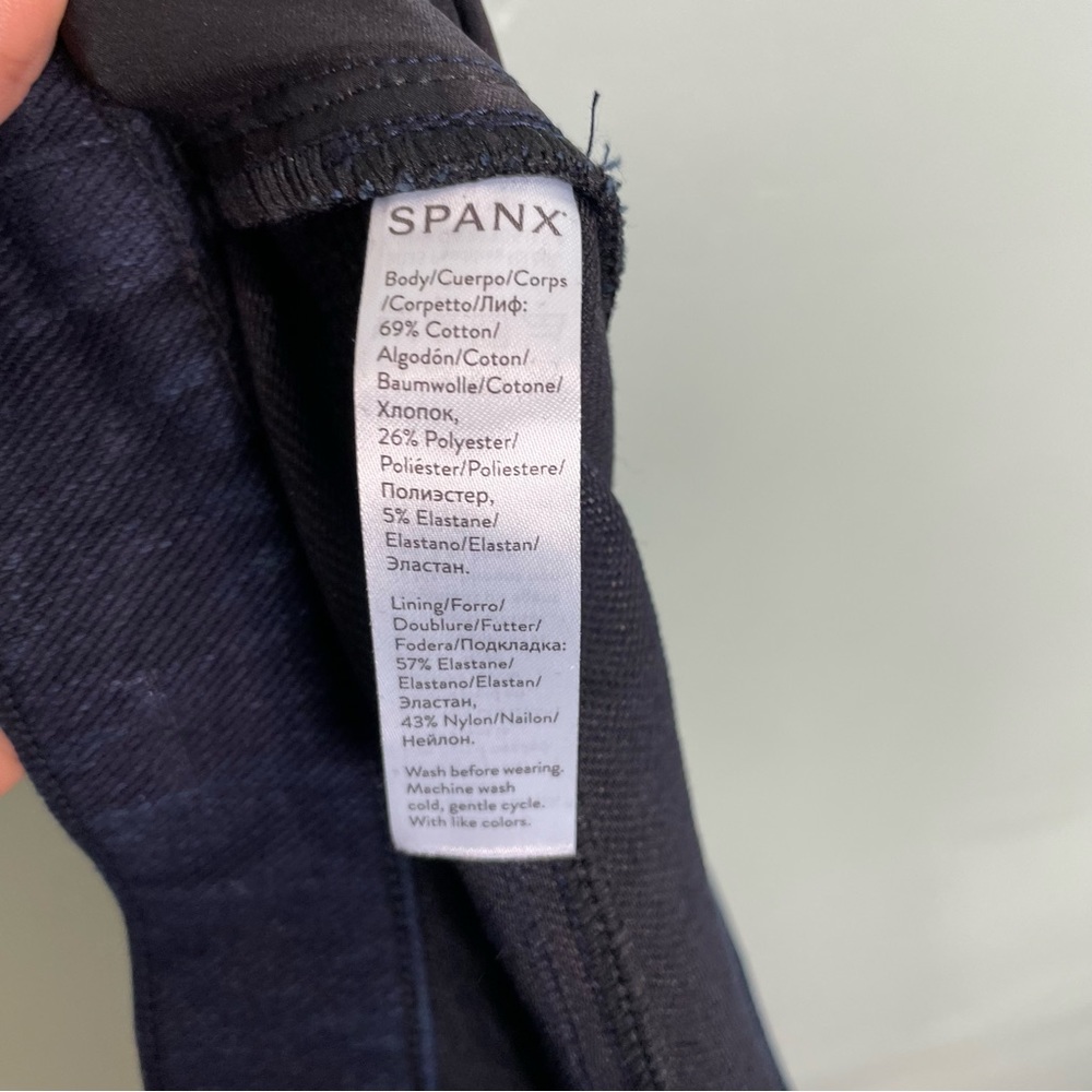 Spanx Jean Ish Ankle Leggings Twilight Rinse Size XL - Picture 8 of 9